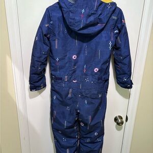 Burton Kids Patterned Blue Jumpsuit